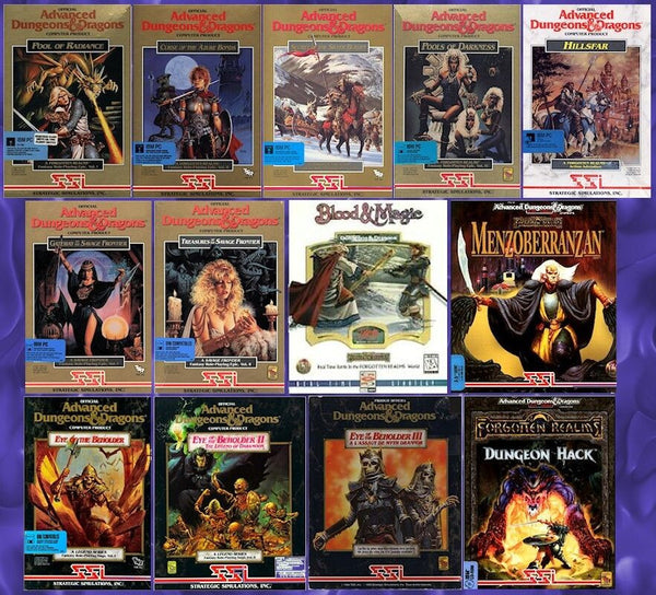 AD&D POOL OF RADIANCE, SECRET OF THE SILVER BLADES +11 MORE FOR Windows 11  10 8 7 Vista XP