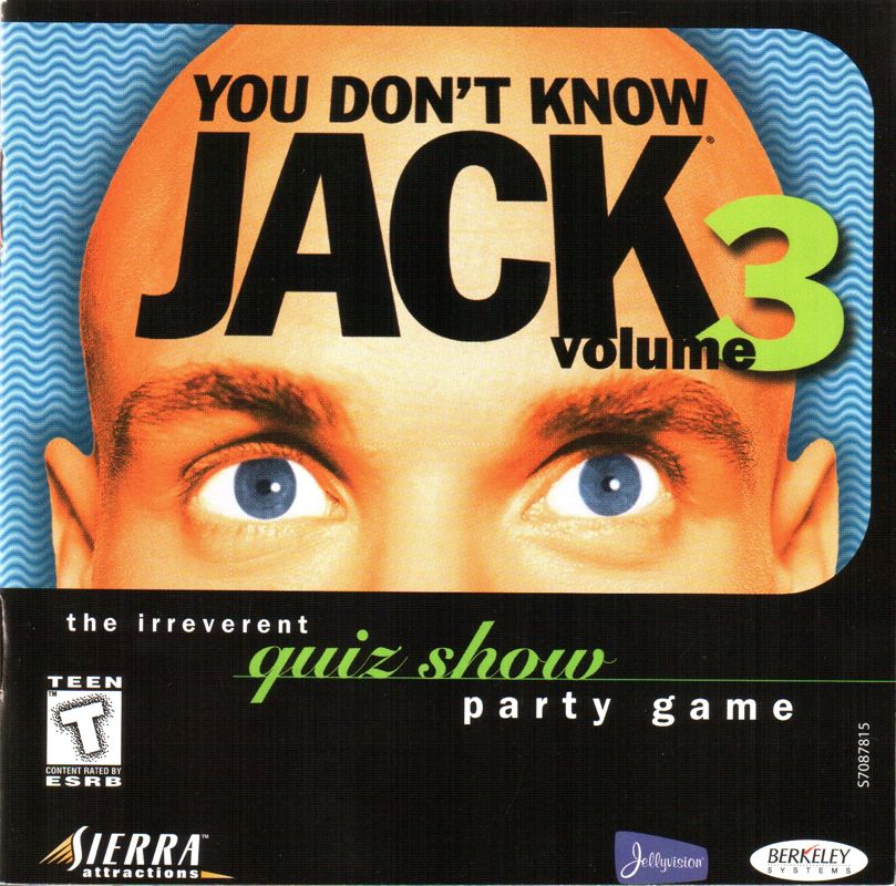 YOU DON'T KNOW JACK VOLUME 3 +1Clk Windows 11 10 8 7 Vista XP Install