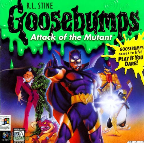 GOOSEBUMPS ATTACK OF THE MUTANT +1Clk Windows 11 10 8 7 Vista XP Install