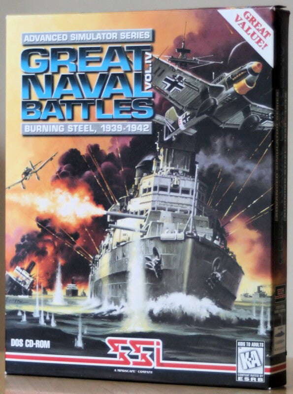 GREAT NAVAL BATTLES 4 BURNING STEEL +1Clk Windows 11 10 8 7 Vista XP Install